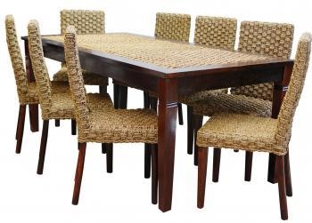 Comedor deko rattan 8 puestos